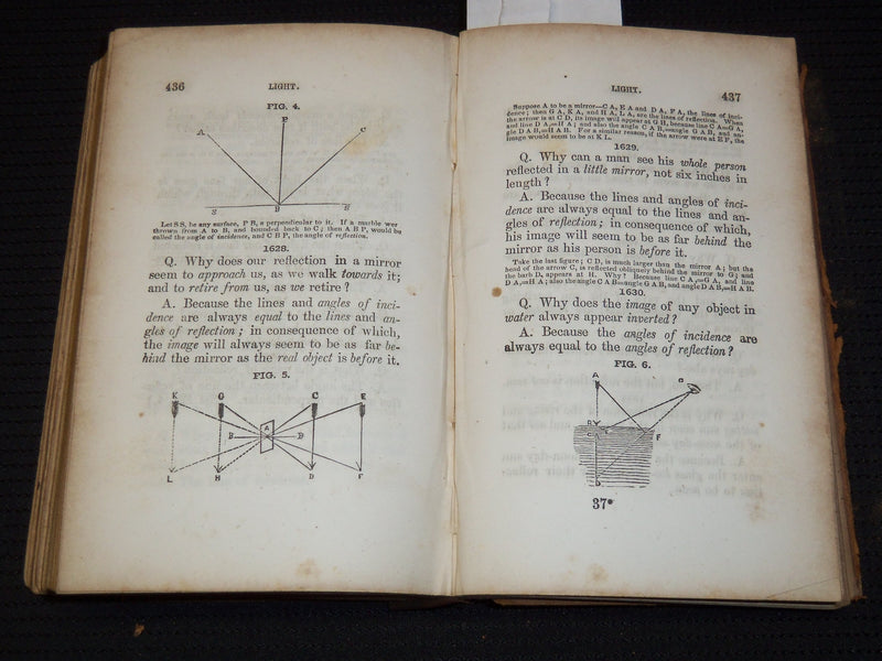 1856 R. E. PETERSON'S FAMILIAR SCIENCE OF COMMON THINGS BOOK - J 8127
