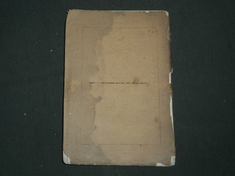 1861 HISTOIRE DU TABAC SES PERSECUTIONS BOOK BY C. BARBIER - 2ND EDITION- J 4762