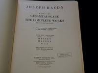 1950-1951 JOSEPH HAYDN COMPLETE WORKS BOUND VOLUME LOT OF 4 - KD 4838