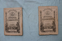 1882 BALLOU'S MONTHLY MAGAZINE - LOT OF 11 - O 3974