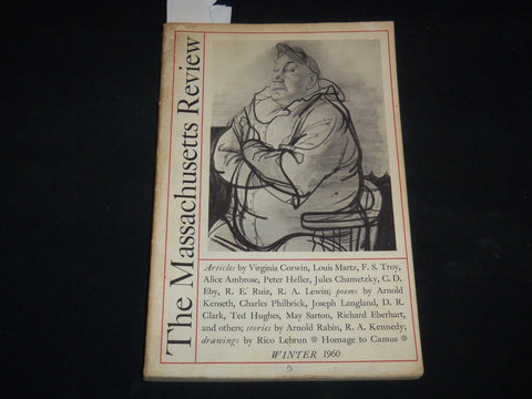 1960 WINTER THE MASSACHUSETTS REVIEW MAGAZINE - HOMAGE TO CAMUS - J 9200