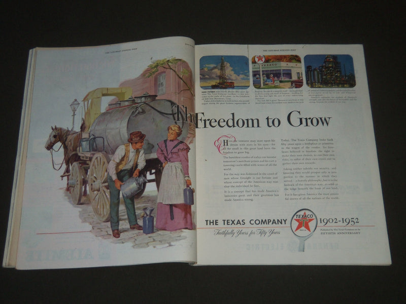 1952 JUNE 14 THE SATURDAY EVENING POST MAGAZINE - ILLUSTRATED COVER - SP 1920
