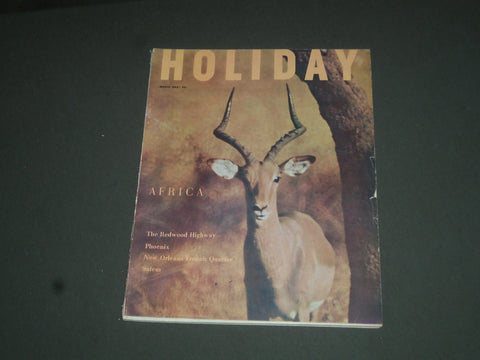 1954 MARCH HOLIDAY MAGAZINE - NICE COVER, STORIES, PHOTOS & ADS - SP 7764