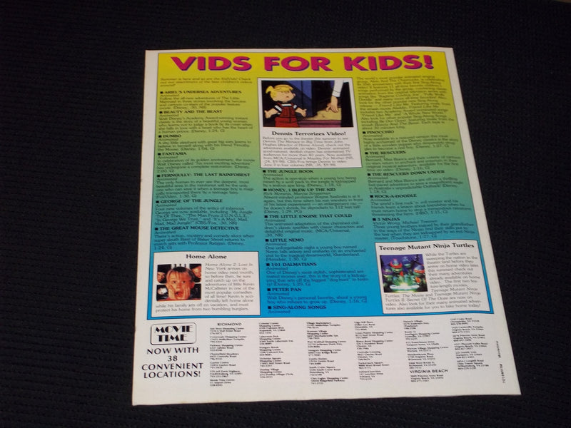 1993 JUNE MOVIE TIME MAGAZINE - A FEW GOOD MEN FRONT COVER - E 16980