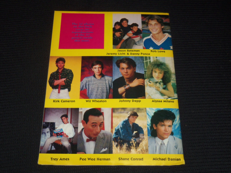 1988 JUNE STAR FLASH POSTERS MAGAZINE - PEE WEE HERMAN FRONT COVER - E 14910