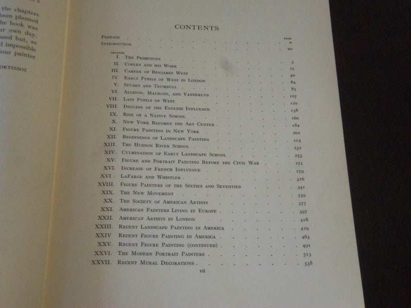1936 THE HISTORY OF AMERICAN PAINTING BOOK BY SAMUEL ISHAM - KD 3991