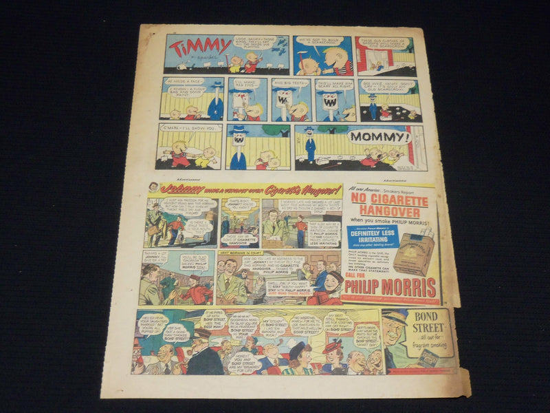 1948 VERN STEPHENS WHEATIES COLOR COMICS AD - BASEBALL - NP 1847G