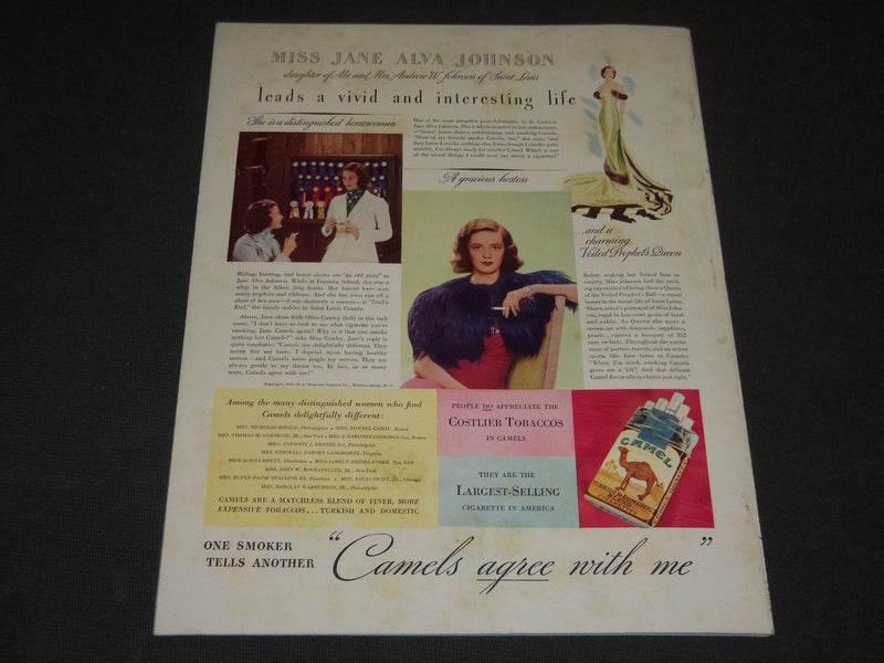 1938 JULY THE STAGE MAGAZINE - FANNY BRICE COVER - GREAT PHOTOS & ADS - ST 72