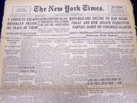 1947 JAN 3 NEW YORK TIMES - 9 CONVICTS ESCAPE BROOKLYN PRISON - NT 79
