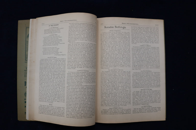 1892 NOVEMBER GOOD HOUSEKEEPING MAGAZINE - ILLUSTRATED COVER & STORIES - E 11740