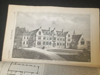 1861 AUGUST THE BUILDER ARCHITECT MAGAZINE - 5 ISSUES - ILLUSTRATIONS - ST 416M