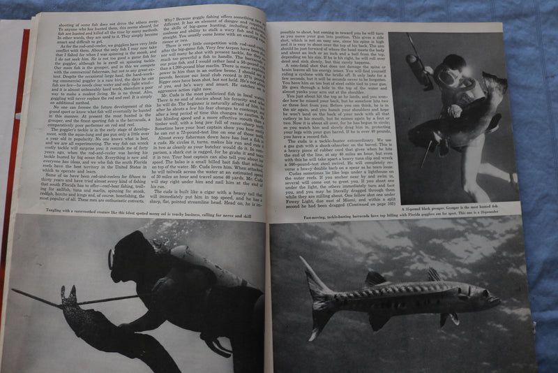 1953 DECEMBER FIELD & STREAM MAGAZINE - DEER-BEAR-BASS-QUAIL-SALMON - ST 1001E