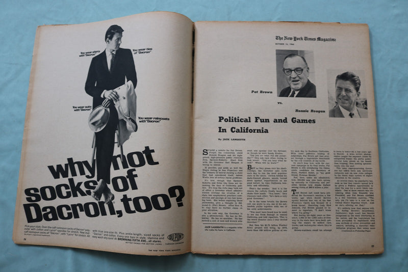 1966 OCTOBER 16 NEW YORK TIMES MAGAZINE SECTION - TOKYO ON THE MOVE - NP 9178