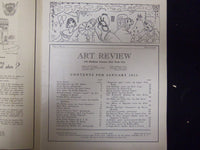 1922 JANUARY ART REVIEW MAGAZINE- MARIE JERITZA - ST 3237