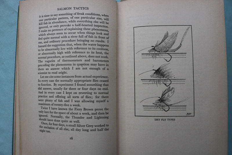 1934 SALMON TACTICS HARDCOVER BOOK BY PERCY E. NOBBS - KD 9728