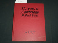1940 HARVARD & CAMBRIDGE A SKETCH BOOK AUTOGRAPHED BY JACK FROST - KD 5470