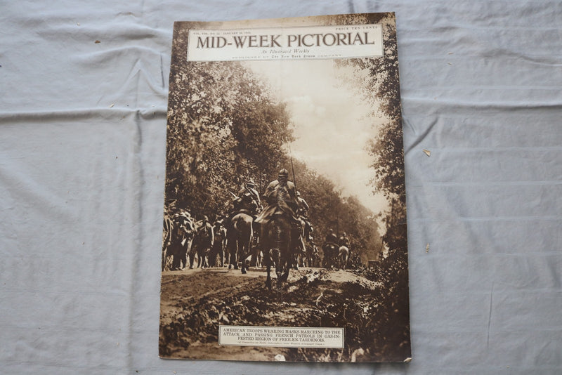 1919 JAN 30 MID-WEEK PICTORIAL MAGAZINE SECTION - AMERICAN TROOPS - NP 9249
