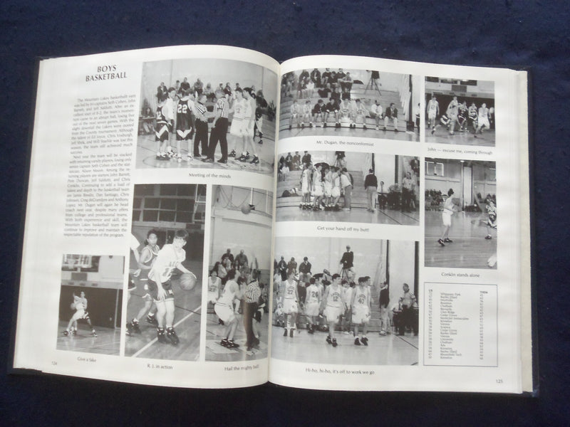 1995 LAKES MOUNTAIN LAKES HIGH SCHOOL YEARBOOK - MOUNTAIN LAKES, NJ - YB 1927H