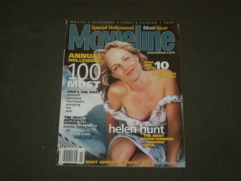 2000 NOVEMBER MOVIELINE MAGAZINE - HELEN HUNT COVER - B 1188