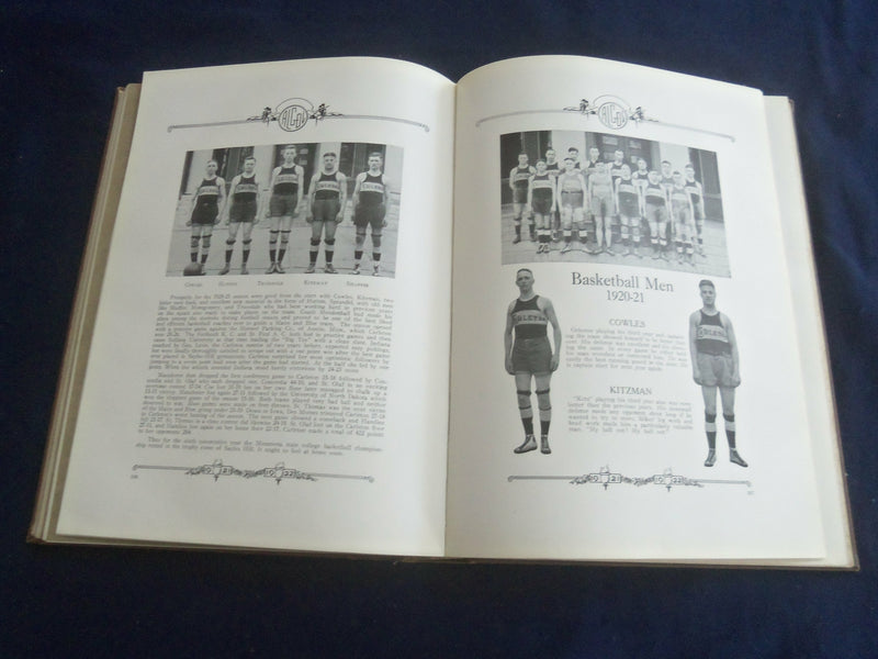 1921-1922 THE ALGOL CARLETON COLLEGE YEARBOOK - NORTHFIELD, MN - YB 2712