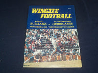 1986 NOV 8 WINGATE COLLEGE VS GA. SOUTHWESTERN STATE FOOTBALL PROGRAM - ST 5152J