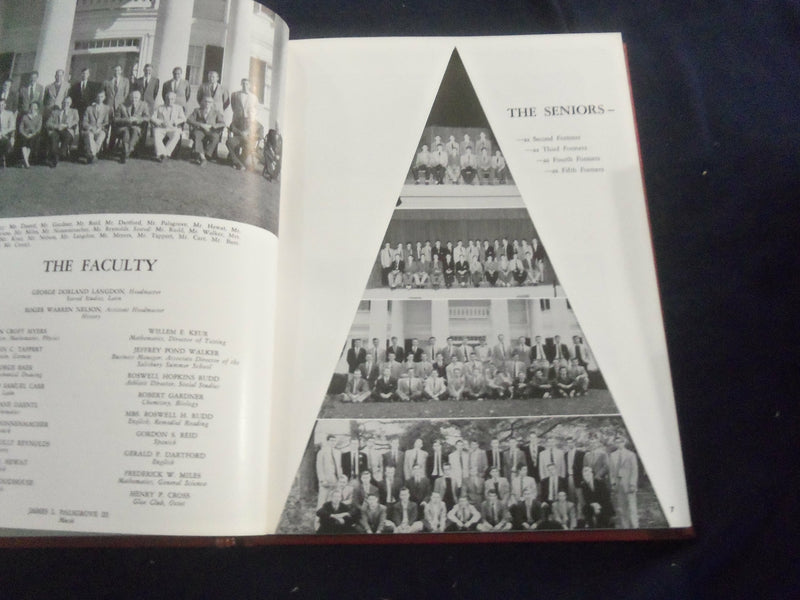 1958 THE PILLAR SALISBURY SCHOOL YEARBOOK - SALISBURY, CONNECTICUT - YB 2620