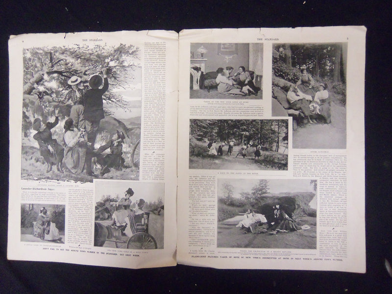 1897 JULY 17 THE STANDARD MAGAZINE - BOYS ARE AWAY, GIRLS WILL PLAY - ST 3232