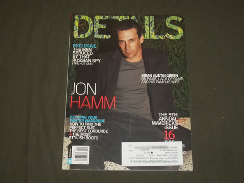 2010 OCTOBER DETAILS MAGAZINE - JON HAMM COVER - B 1633