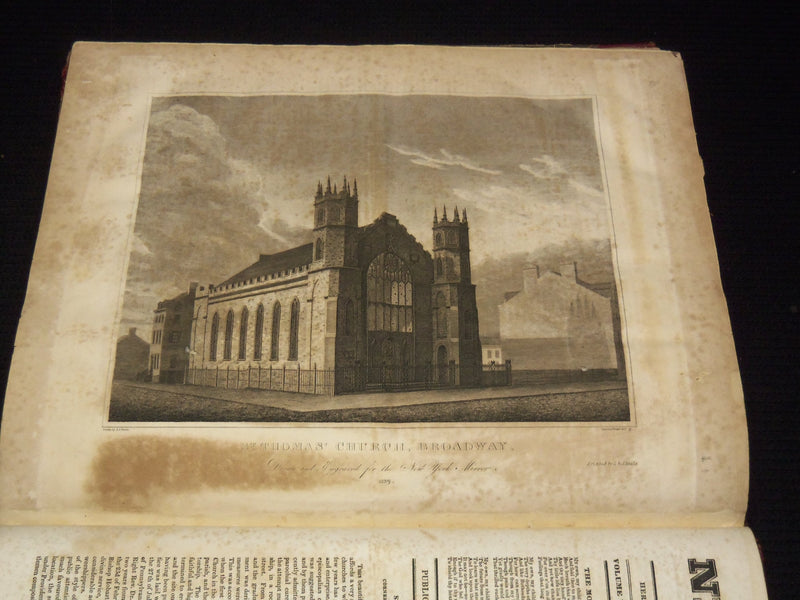 1828-1829 NEW YORK MIRROR AND LADIES GAZETTE BOUND VOLUME NO. 6 - KD 4675J