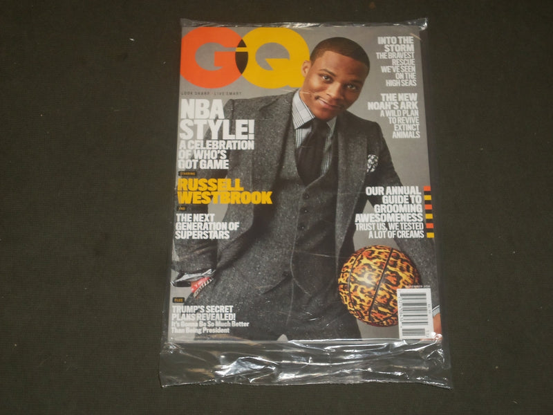 2016 NOVEMBER GQ MAGAZINE - RUSSELL WESTBROOK COVER - B 2912