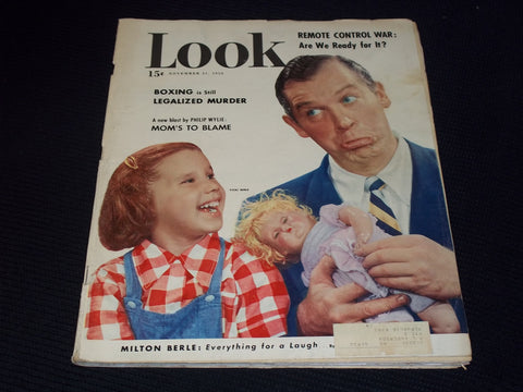 1950 NOVEMBER 21 LOOK MAGAZINE - MILTON & VICKI BERLE FRONT COVER - E 20406