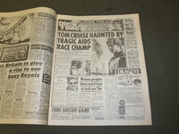 1990 JULY 20 NEWS OF THE WORLD NEWSPAPER- MURDER QUIZ FOR EASTEND SANDY- NP 3371