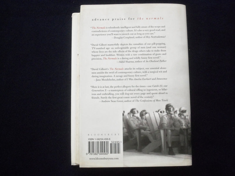 2004 THE NORMALS HARDCOVER BOOK BY DAVID GILBERT - AUTOGRAPHED - KD 8924