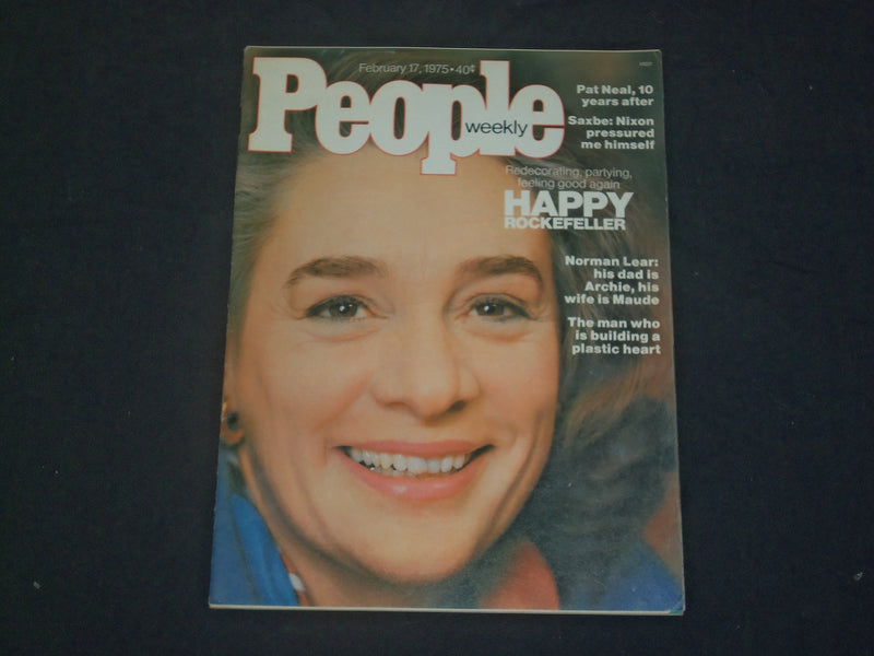 1975 FEBRUARY 17 PEOPLE MAGAZINE - HAPPY ROCKEFELLER - B 4755
