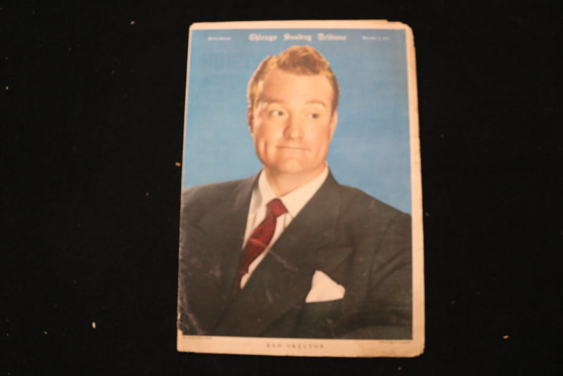 1951 DECEMBER 2 CHICAGO SUNDAY TRIBUNE MAGAZINE - RED SKELTON COVER - E 26216