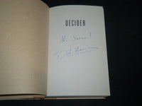 1993 DECIDER BOOK SIGNED BY DICK FRANCIS - HARDCOVER - KD 5532