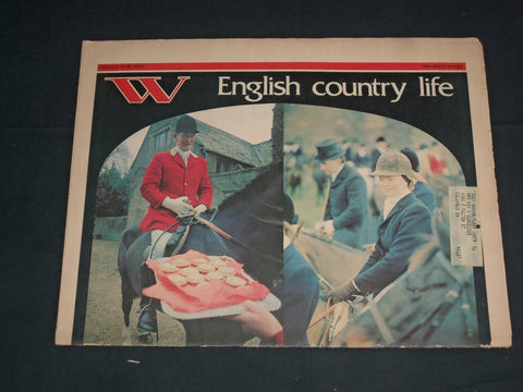 1979 JANUARY 19-26 W MAGAZINE - GREAT STORIES, PHOTOS & ADS - NP 3353