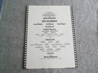 1991 CITY OF ANGELS BROADWAY PROGRAM - JAMES NAUGHTON - J 7682