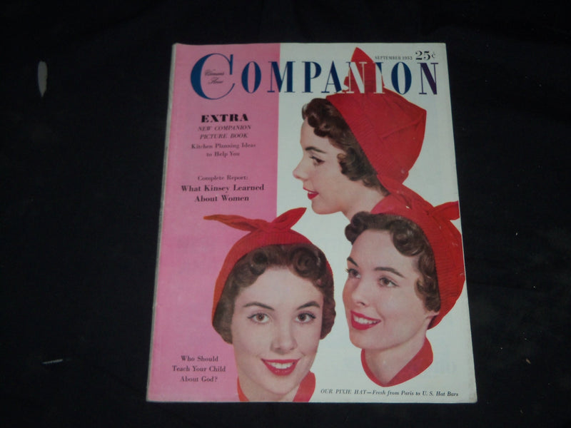 1953 SEPTEMBER WOMAN'S HOME COMPANION MAGAZINE - ILLUSTRATED COVER - B 107
