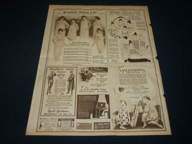 1917 JANUARY 7 NEW YORK TIMES ROTO PICTURE SECTION - SEVENTH REGIMENT - NT 8982