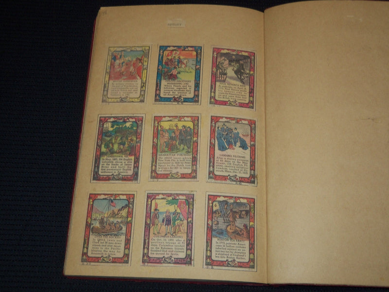 1935 SCRAPBOOK - NEWSPAPER POSTER STAMPS - KD 7946