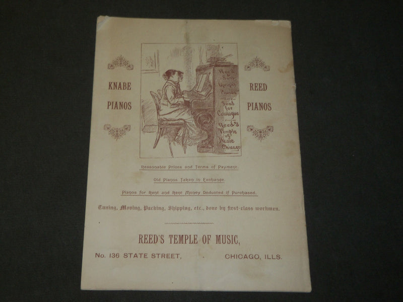 1889 OCTOBER 1 CHICAGO ORATORIO SOCIETY PROGRAM - FIRST GRAND CONCERT - J 3713