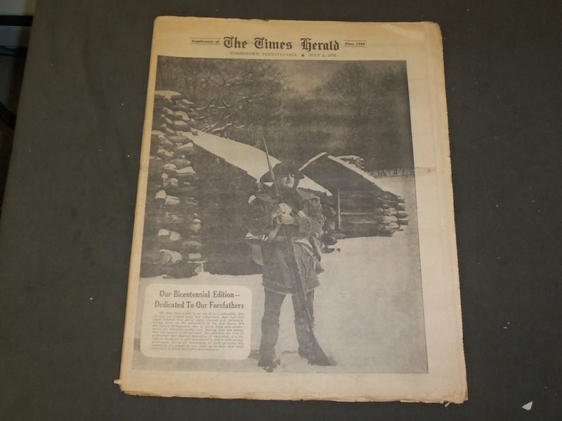 1976 JULY 2 THE TIMES HERALD NEWSPAPER - BICENTENNIAL EDITION - NP 3333