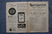 1892-1893 BOWDOIN SQUARE THEATRE PROGRAM - LOT OF 4 - BOSTON, MA - K 2608