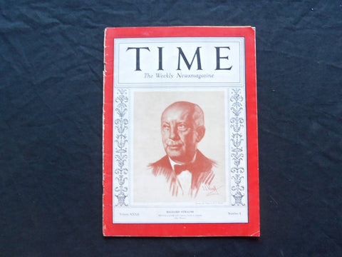 1938 JULY 25 TIME MAGAZINE - RICHARD STRAUSS - T 621