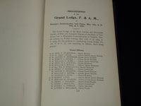 1905-1906 NEW JERSEY GRAND LODGE PROCEEDINGS BOUND VOLUMES LOT OF 2 - KD 4583R