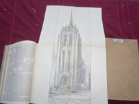 1902 JAN-DEC THE BUILDER U. K. MAGAZINE BOUND VOLUMES - 2 VOLS - FOLD OUTS - C 8