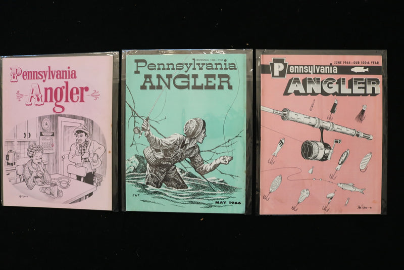 1966 PENNSYLVANIA ANGLER MAGAZINE - LOT OF 11 - O 3750