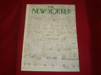 1973 APRIL 21 NEW YORKER MAGAZINE FRONT COVER ONLY - GREAT ART FOR FRAMING