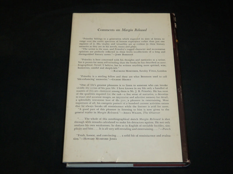 1962 MARGIN RELEASED BOOK BY J. B. PRIESTLY - FIRST EDITION - KD 2764R